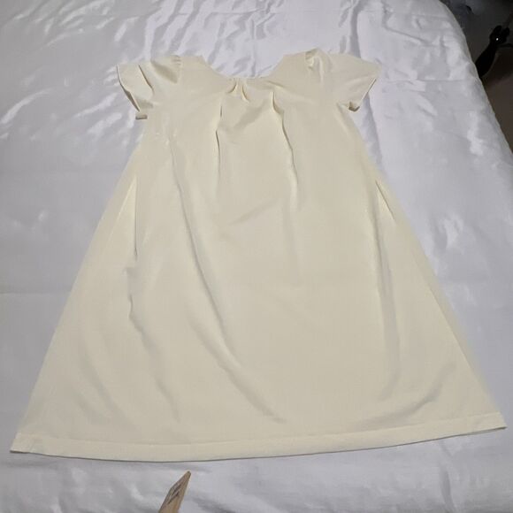 VTG Yellow Nylon Chiffon and Lace Nightgown Floral SZ M SHADOWLINE Embroidered - Picture 10 of 15